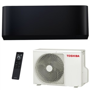 Toshiba New Shorai Curve Black RAS-B10P2KVSGB-E/RAS-10P2AVSG-E – Хиперинверторен климатик 10 000 BTU, Wi-Fi, клас A+++